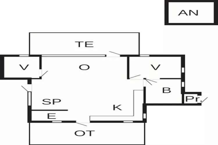 Gerestaureerd strandhuis -- By Traum Ferienwohnungen-Plattegrond