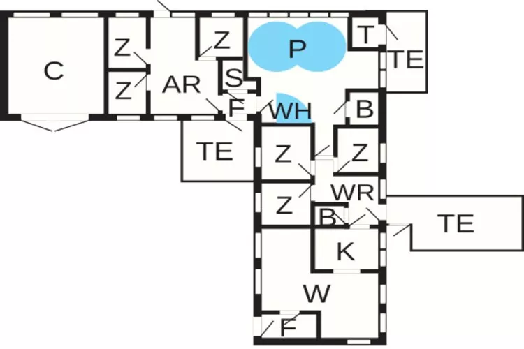 14 persoons vakantie huis in Ørsted-By Traum-Plattegrond