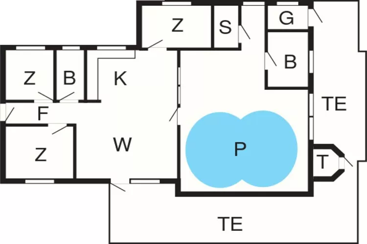 8 persoons vakantie huis in Ørsted-By Traum-Plattegrond