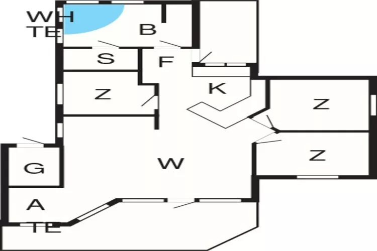8 persoons vakantie huis in Humble-Plattegrond