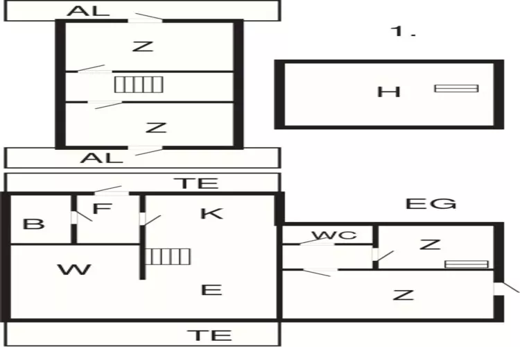 Afgelegen oase op Fur -- By Traum Ferienwohnungen-Plattegrond