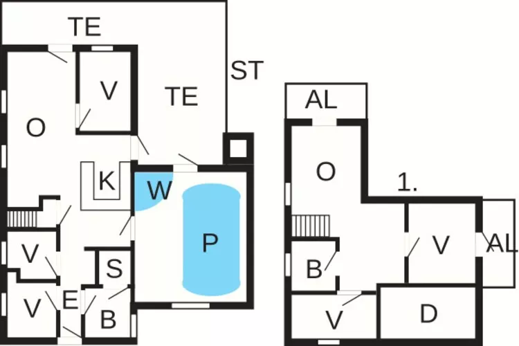 10 persoons vakantie huis in Fur-By Traum-Plattegrond