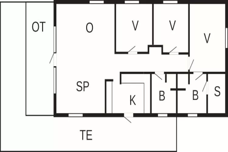 8 persoons vakantie huis in Løkken-By Traum-Plattegrond