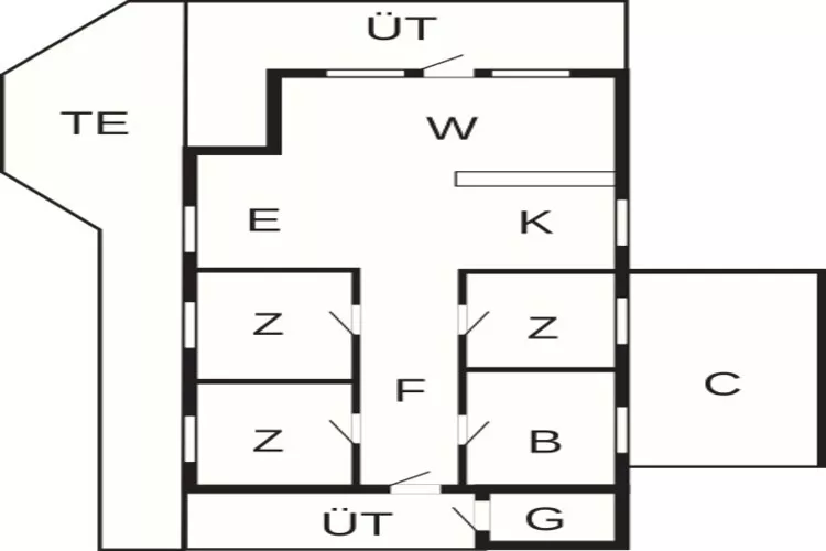 6 persoons vakantie huis in Spøttrup-By Traum-Plattegrond