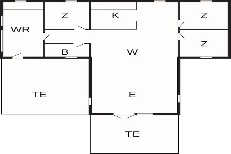 6 persoons vakantie huis in Højslev-By Traum-Plattegrond