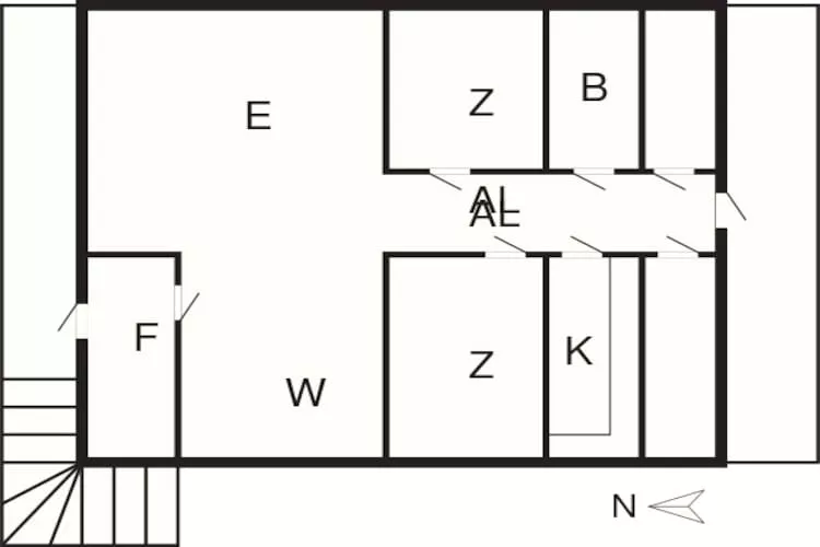 14351 - BYGDEGÅRDEN-Plattegrond