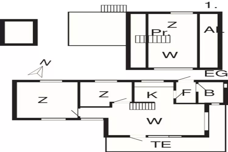 Panoramisch Fjordzicht -- By Traum Ferienwohnungen-Plattegrond