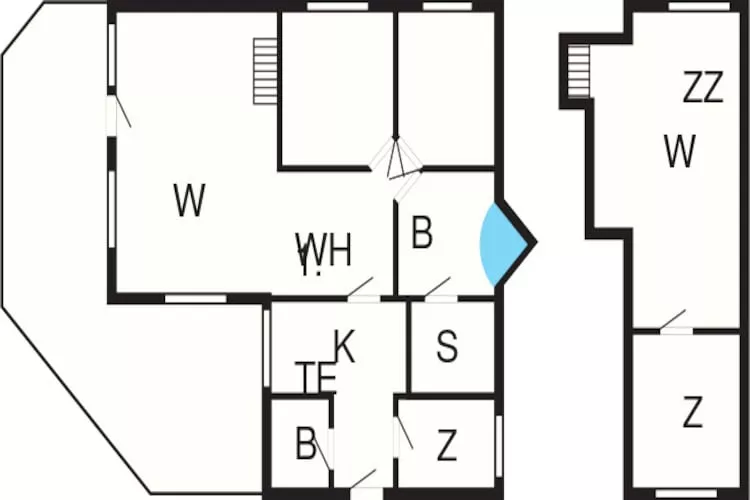 8 persoons vakantie huis in Nørre Nebel-Plattegrond