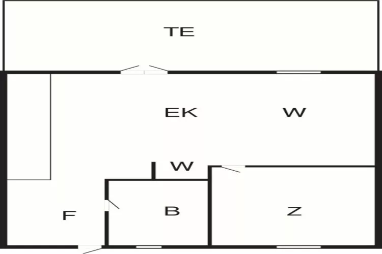 2 persoons vakantie huis in Skagen-By Traum-Plattegrond