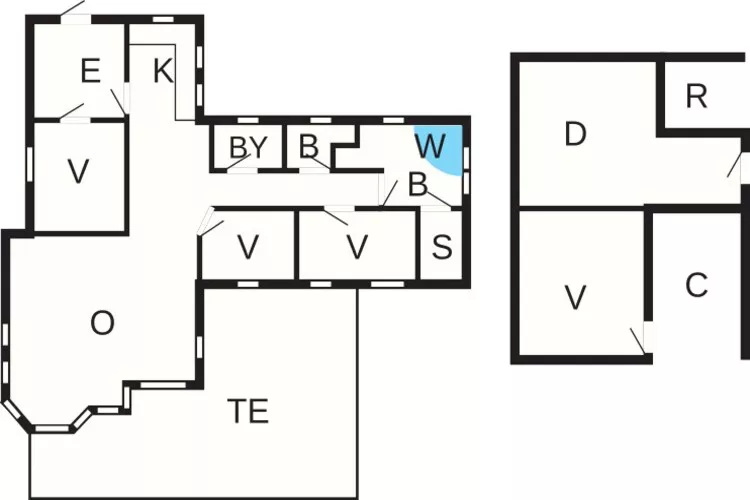 8 persoons vakantie huis in Væggerløse-By Traum-Plattegrond