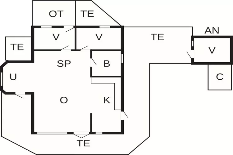 6 persoons vakantie huis in Højslev-By Traum-Plattegrond