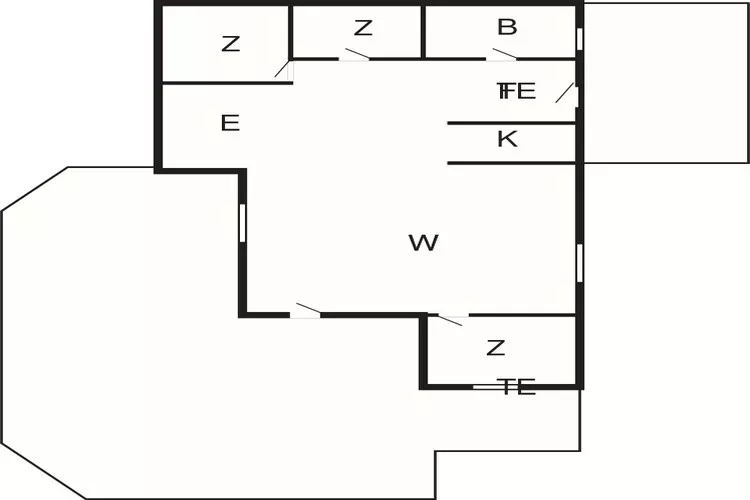 5 persoons vakantie huis in Tranekær-By Traum-Plattegrond