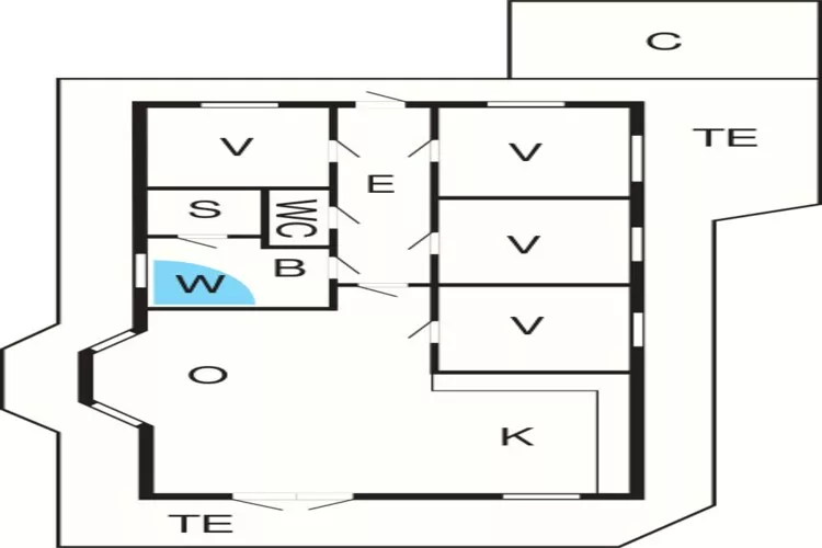 8 persoons vakantie huis in Løkken-By Traum-Plattegrond
