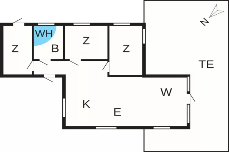 6 persoons vakantie huis in Vestervig-By Traum-Plattegrond