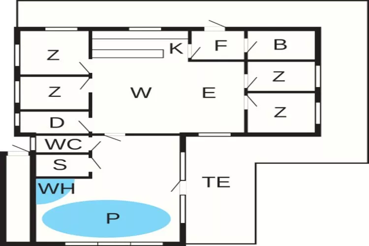 15 persoons vakantie huis in Hals-By Traum-Plattegrond