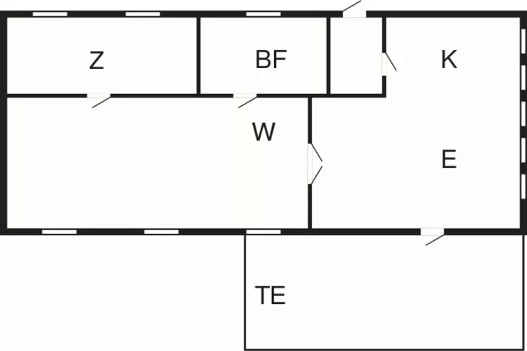 4 persoons vakantie huis in Østermarie-By Traum-Plattegrond