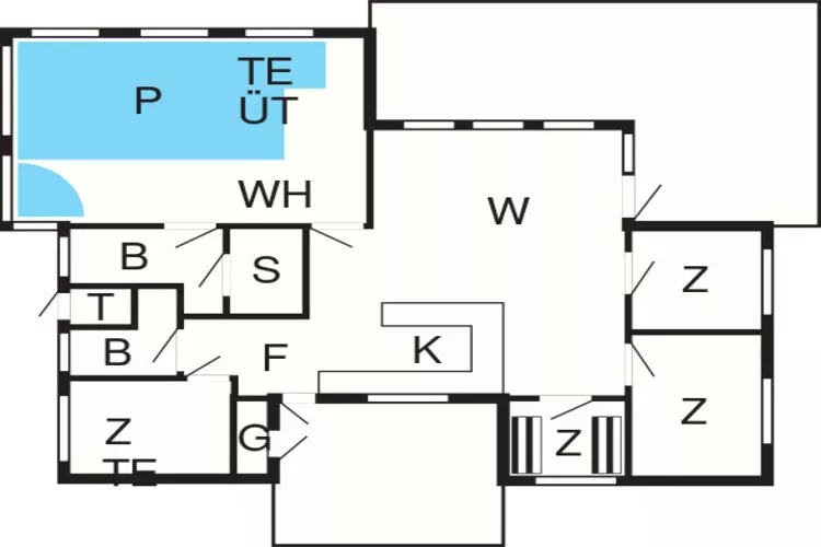 Luxe zwembadhuis -- By Traum Ferienwohnungen-Plattegrond
