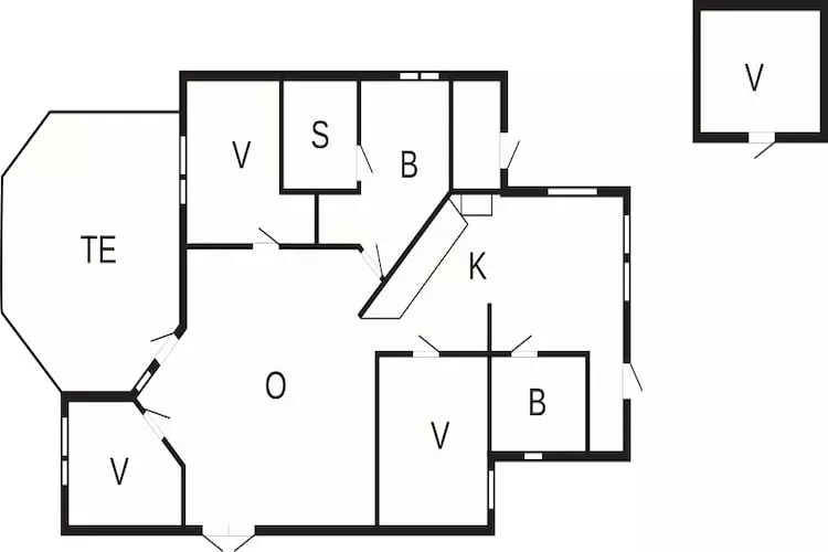 8 persoons vakantie huis in Børkop-By Traum-Plattegrond