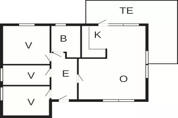 5 persoons vakantie huis in Utvik-By Traum-Plattegrond