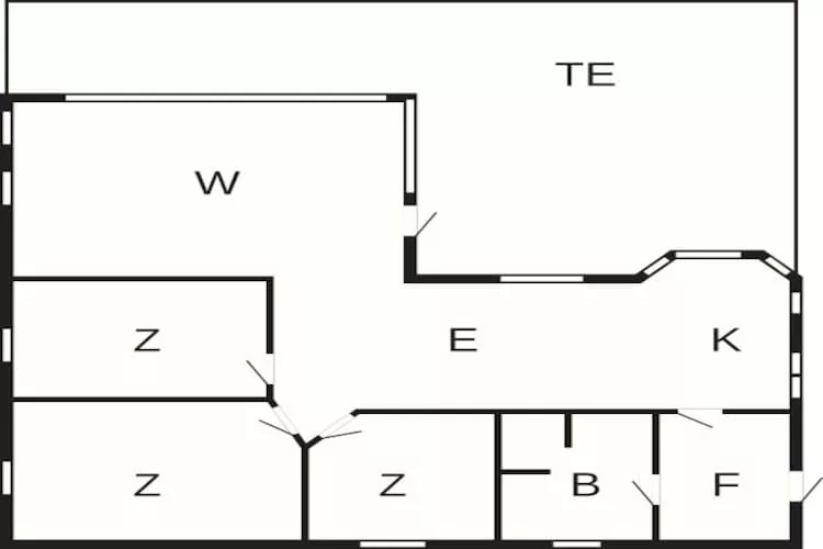 Ruim toevluchtsoord met fjordzicht -- By Traum Ferienwohnungen-Plattegrond