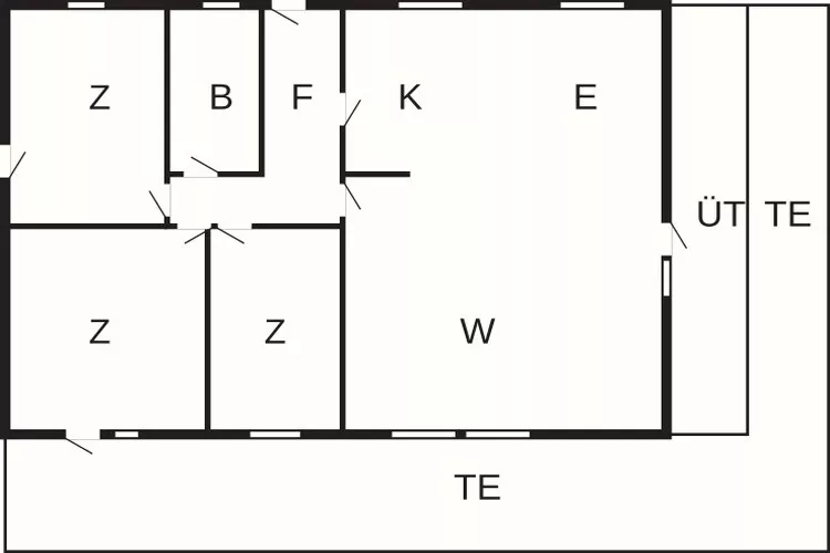 6 persoons vakantie huis in Væggerløse-By Traum-Plattegrond