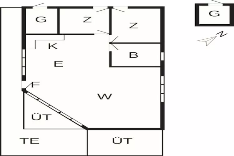 6 persoons vakantie huis in Idestrup-By Traum-Plattegrond