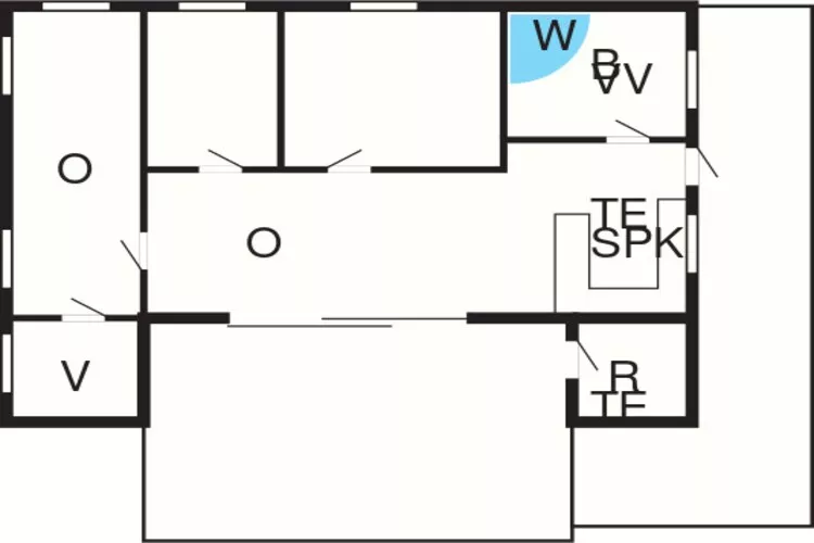 6 persoons vakantie huis in Løkken-By Traum-Plattegrond