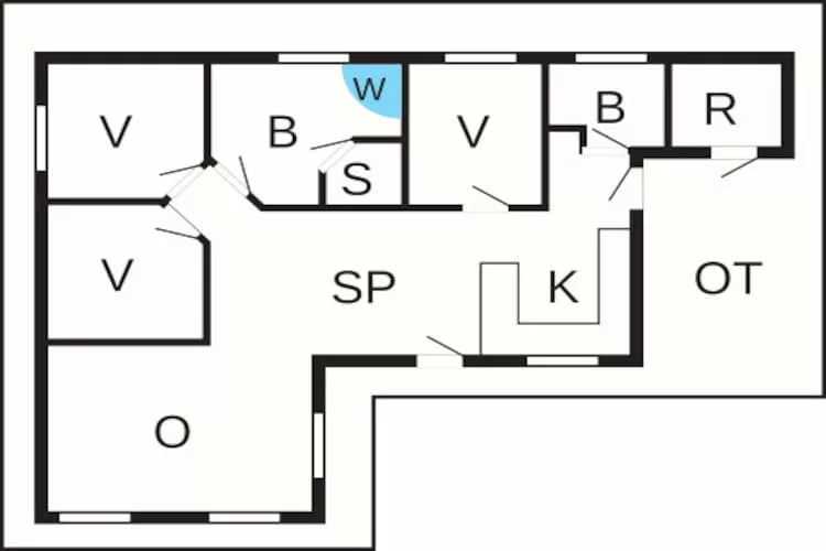 6 persoons vakantie huis in Sjølund-By Traum-Plattegrond