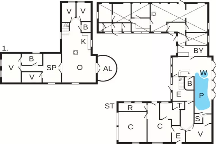 Luxe retraite met zwembad -- By Traum Ferienwohnungen-Plattegrond