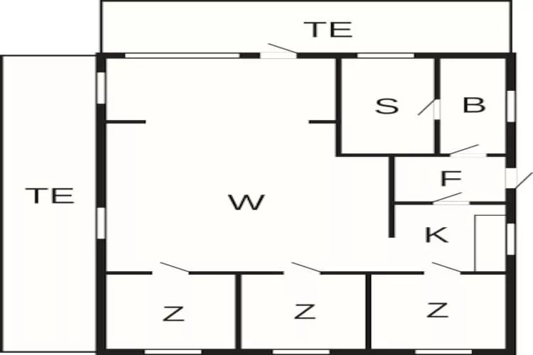 6 persoons vakantie huis in Rudkøbing-By Traum-Plattegrond