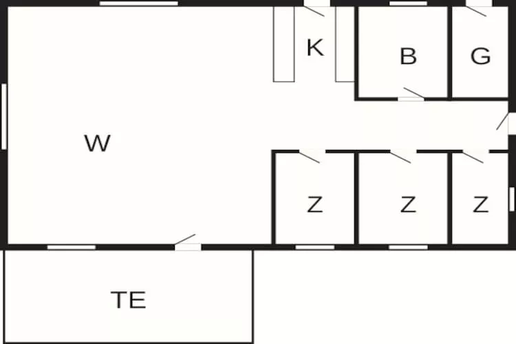 6 persoons vakantie huis in Hemmet-By Traum-Plattegrond