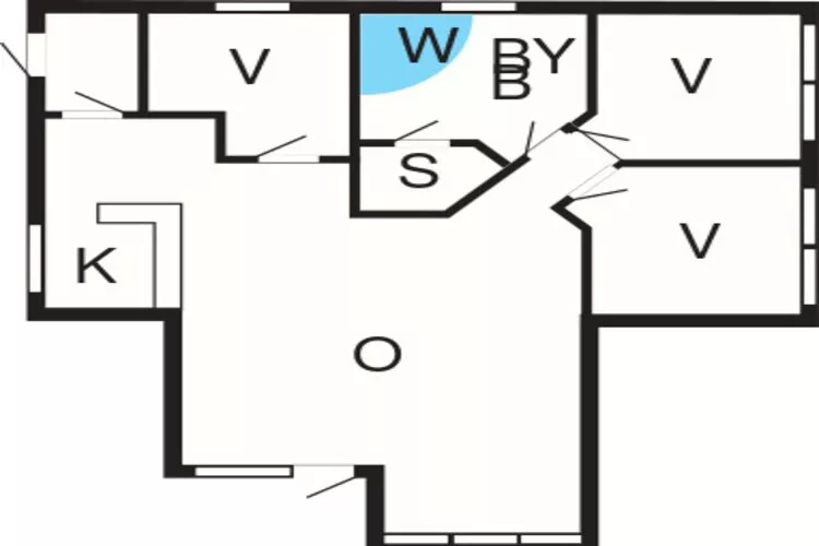 Rustige retraite in Klitmoller -- By Traum Ferienwohnungen-Plattegrond