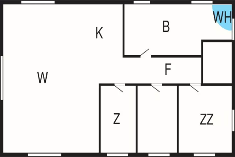 Gezellig toevluchtsoord in Bonnerup -- By Traum Ferienwohnungen-Plattegrond