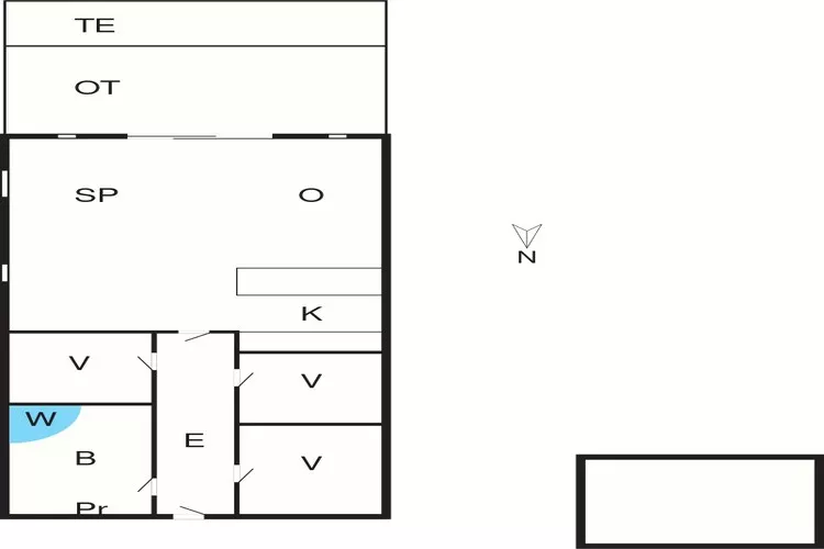 5 persoons vakantie huis in Børkop-By Traum-Plattegrond