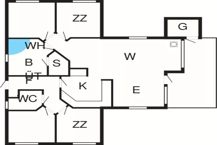 Luxe Spa Retreat in Bork -- By Traum Ferienwohnungen-Plattegrond