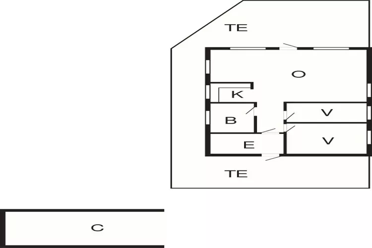 5 persoons vakantie huis in Thyholm-By Traum-Plattegrond