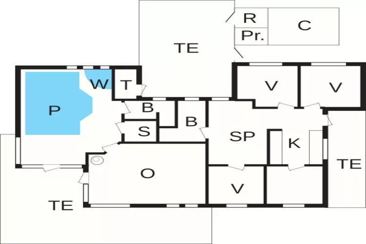 Luxe strandhuis -- By Traum Ferienwohnungen-Plattegrond