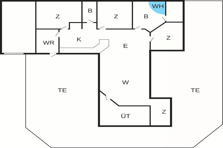 9 persoons vakantie huis in Børkop-By Traum-Plattegrond