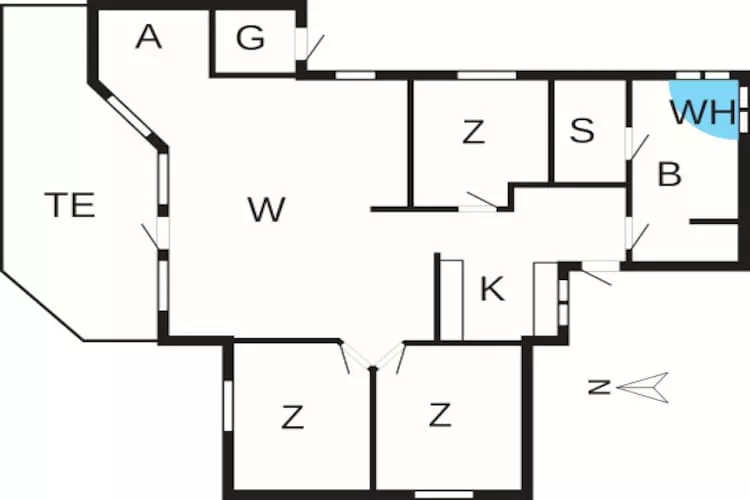 6 persoons vakantie huis in Humble-By Traum-Plattegrond