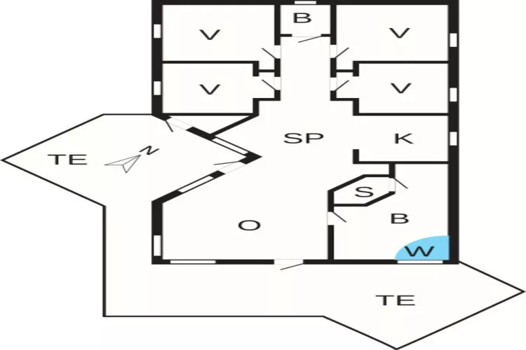 FUGLEKONGEN-Plattegrond