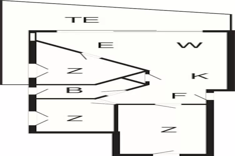 6 persoons appartement in Wendtorf-Plattegrond