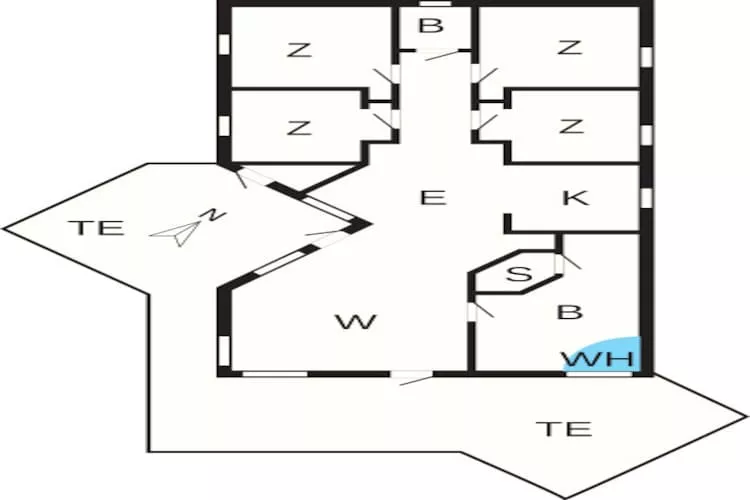 RØDKÆLKEN-Plattegrond