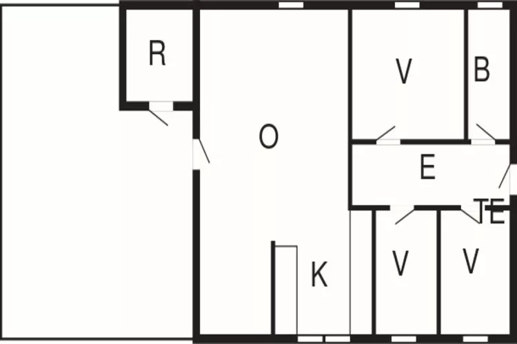 6 persoons vakantie huis in Toftlund-By Traum-Plattegrond