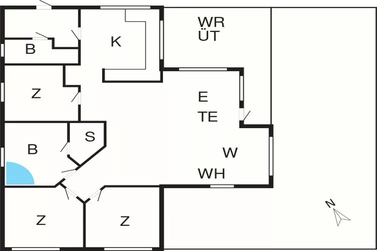 8 persoons vakantie huis in Rødby-By Traum-Plattegrond