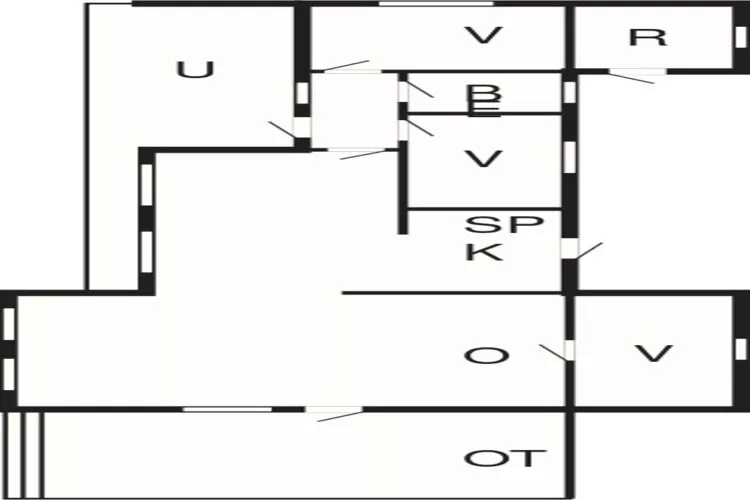 6 persoons vakantie huis in Sjællands Odde-Plattegrond
