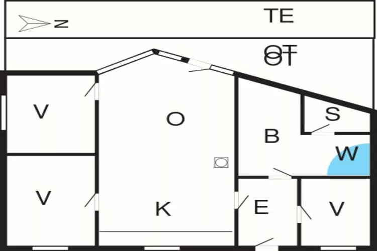 6 persoons vakantie huis in Tarm-By Traum-Plattegrond