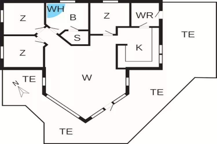 6 persoons vakantie huis in Harboøre-By Traum-Plattegrond