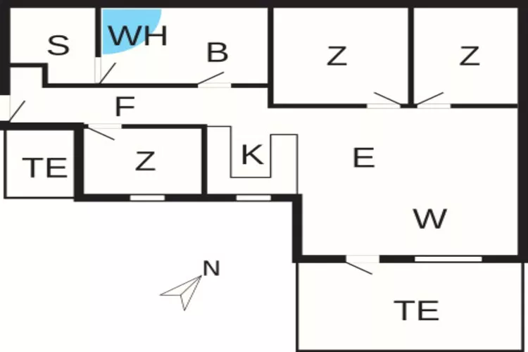 6 persoons vakantie huis in Ansager-By Traum-Plattegrond