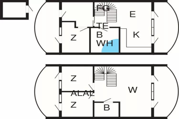6 persoons vakantie huis in Løkken-By Traum-Plattegrond