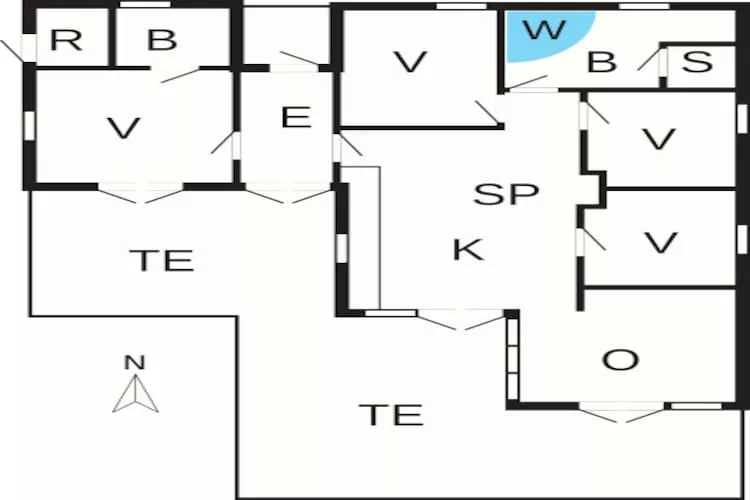 8 persoons vakantie huis in Nysted-By Traum-Plattegrond